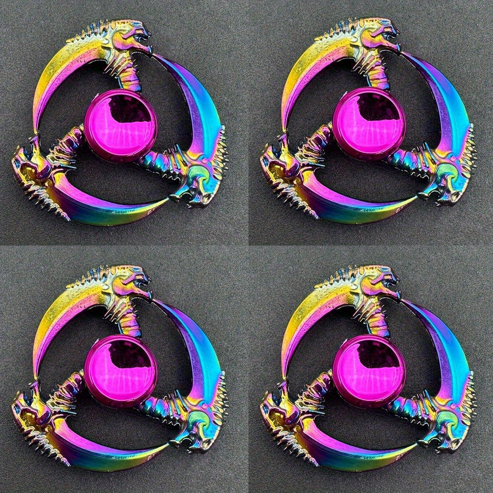 Aurora Toys Crescent Iridescent Metal Spinner Limited