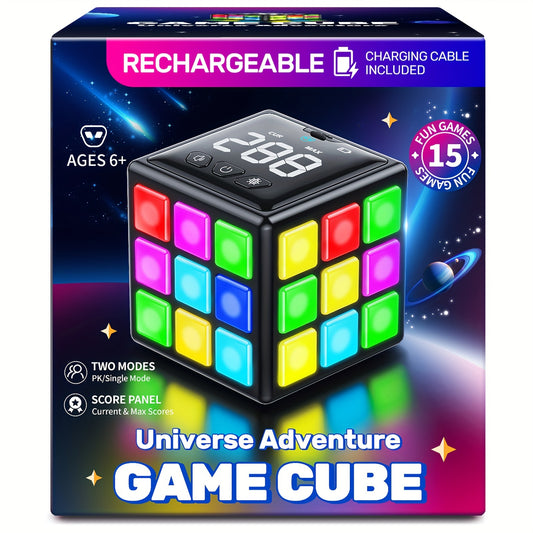 Yunbaoit Handheld Gaming Cube on a white background, front view