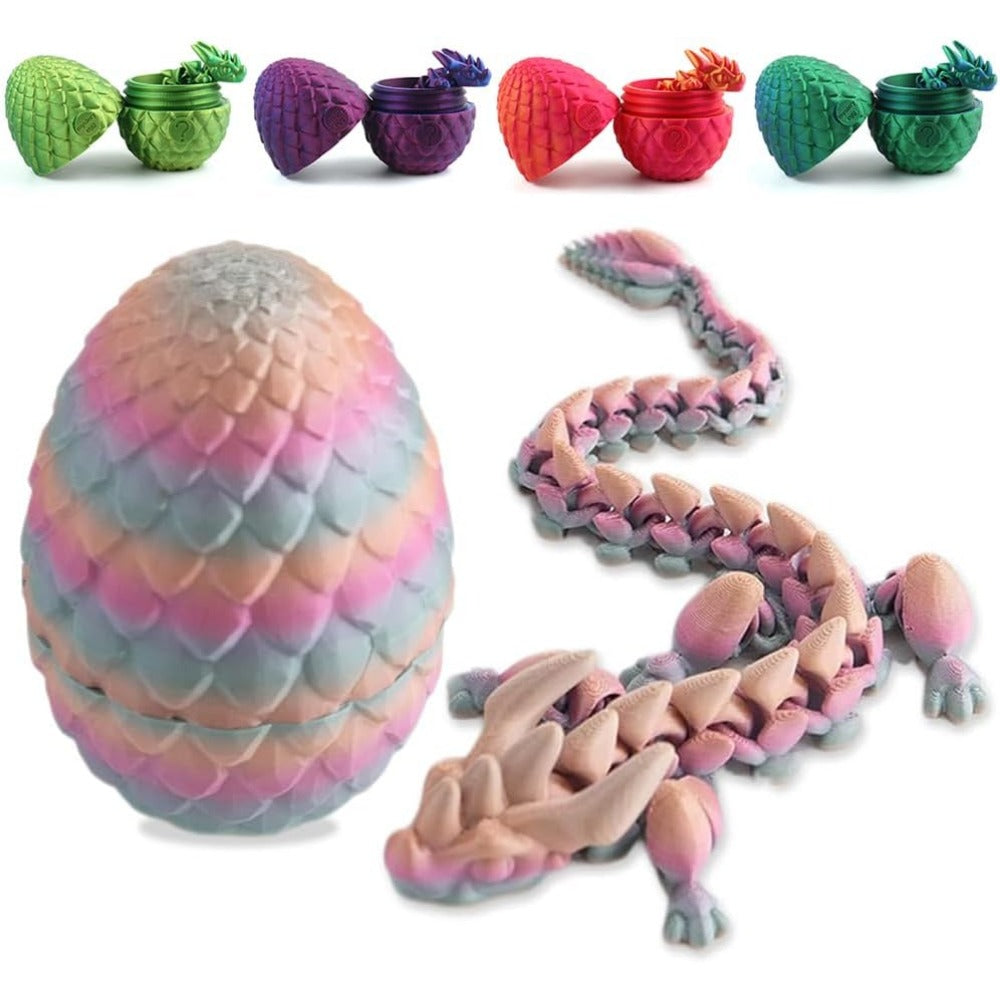 Crystal Dragon Studio Draak Ei Kristallen Fidget - Stressverlichting Voor ADHD