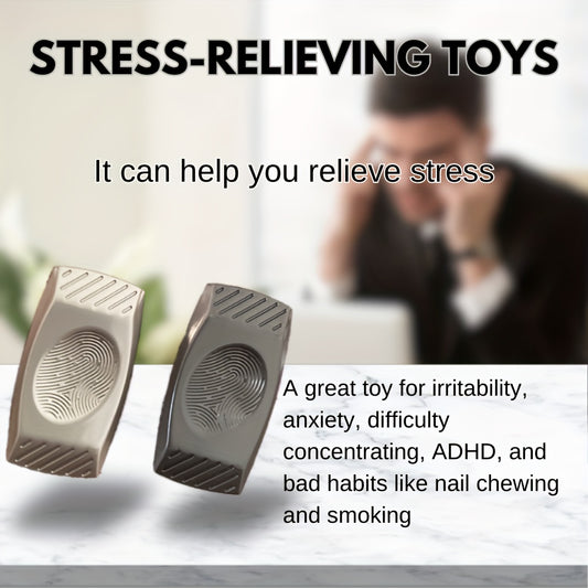 NovaSense Metaal Fidget Slider - Stressverlichting Voor Werk School En Reizen