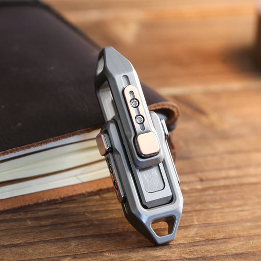 StaalZen Magnetische Push-Ei Vinger Gyroscoop - Discreet Roestvrij Staal Focus