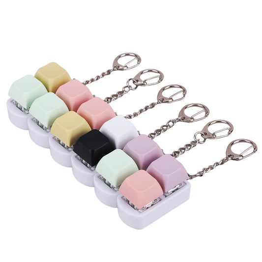 Shunmaii 2-Knop Toetsenbord Fidget - Compacte Tactiele Stressverlichting