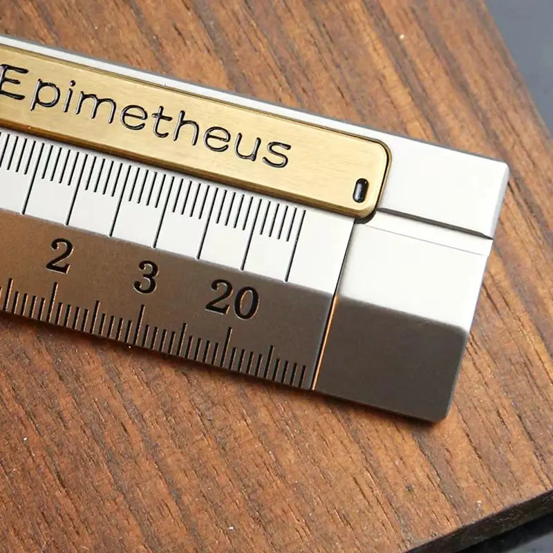 EDC Stainless Steel Ruler Slider Fidget Limited Edition