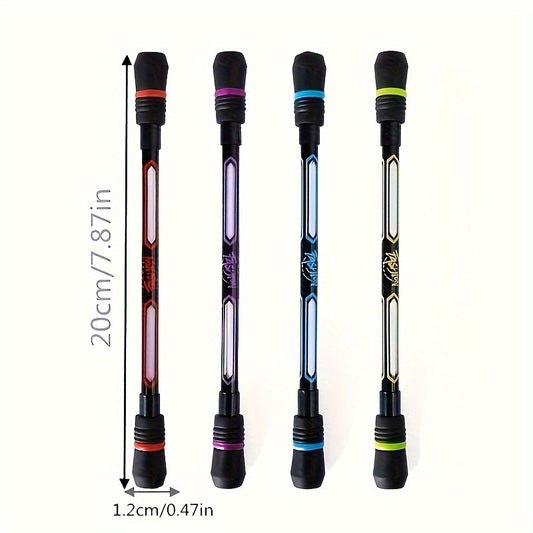 Four Ja Fidget Pens neatly arranged on a desk, highlighting their sleek design and the 4-pack value.