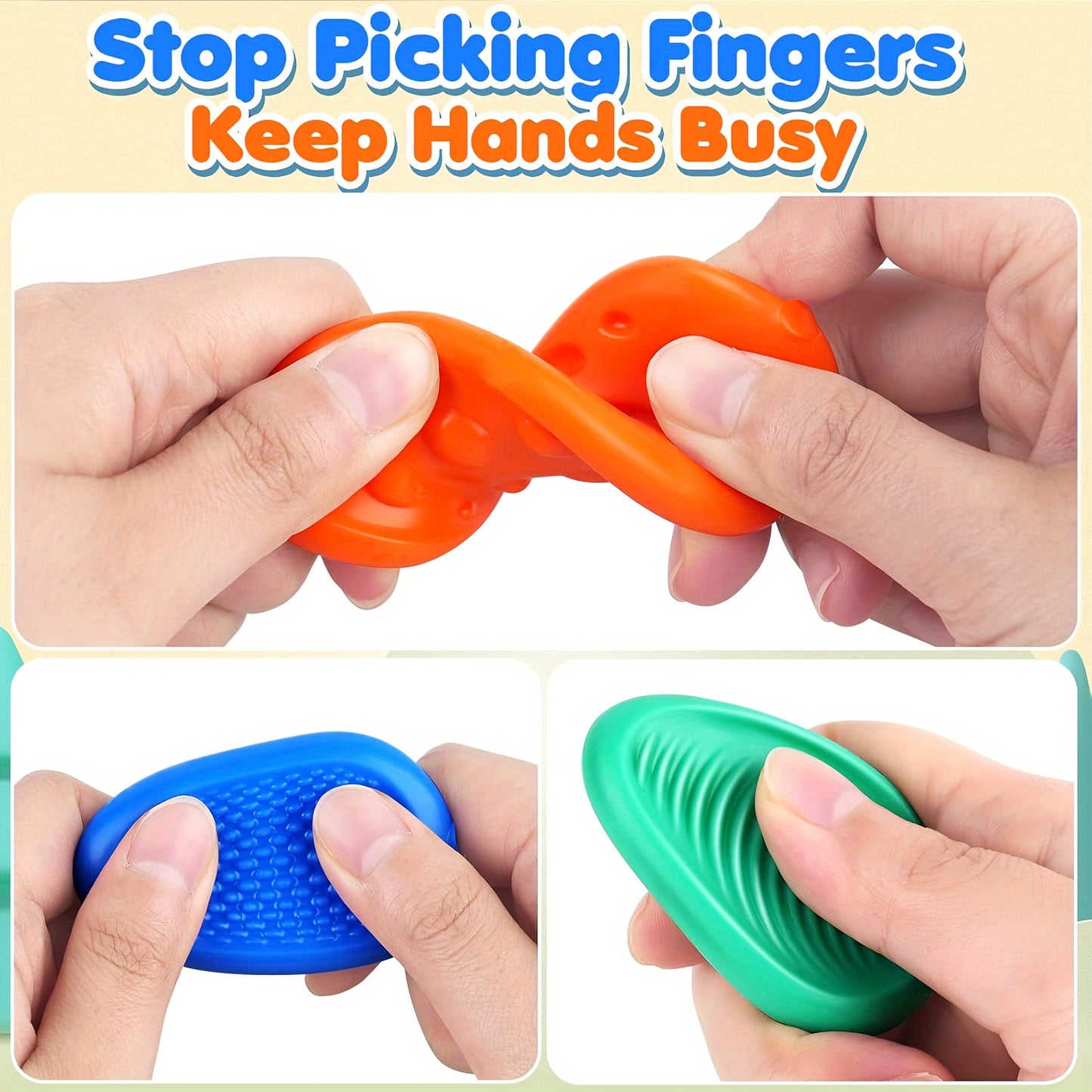 OTAN Sensory Worry Stones Soft Touch Collection Limited