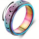 Florideco Rvs Fidget Ring - Discreet Stressverlichting Met Spin