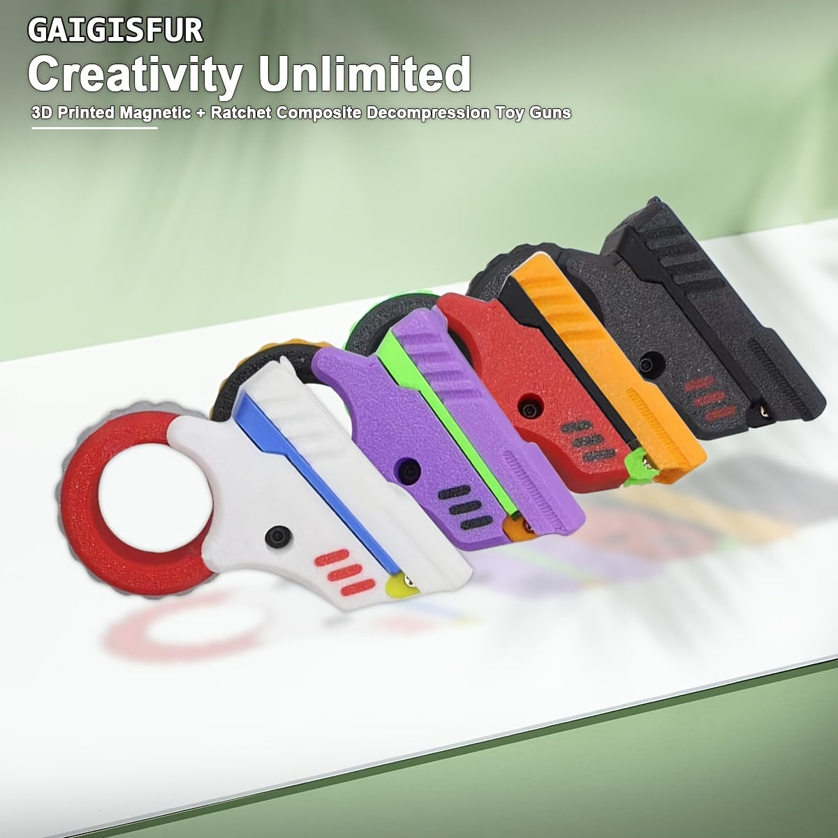 MindEase Fidget Slider 3D Geprint - Vier Modi Voor Stressverlichting Voor Autisme