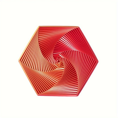 Fractal Fidget Hexagon Spiral Gear Fractal Collection Elite