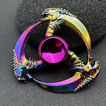 Aurora Toys Crescent Iridescent Metal Spinner Limited
