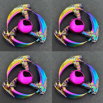 Aurora Toys Crescent Iridescent Metal Spinner Limited