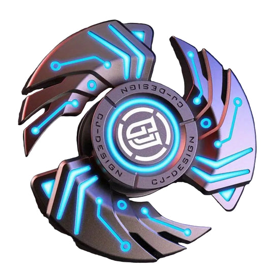 JQBRO Lichtgevende Fidget Spinner - Gloeit in het donker voor focus