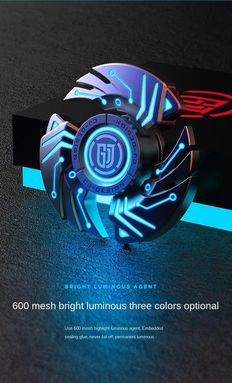JQBRO Luminous Alloy Fidget Spinner Elite