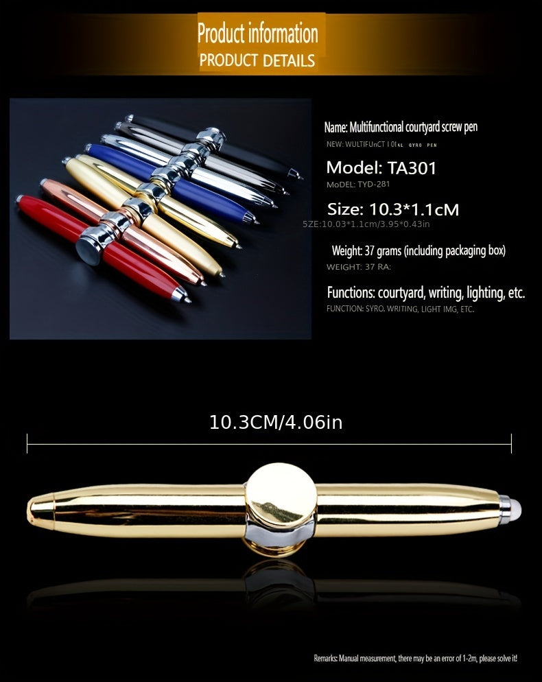 LumiSpin Fidget Spinner Ballpoint Pen Luminous Line Limited