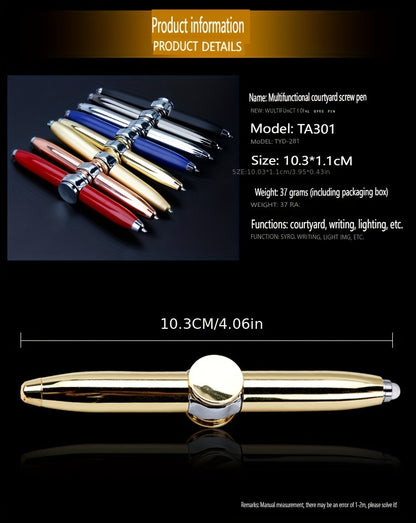 LumiSpin Fidget Spinner Ballpoint Pen Luminous Line Limited