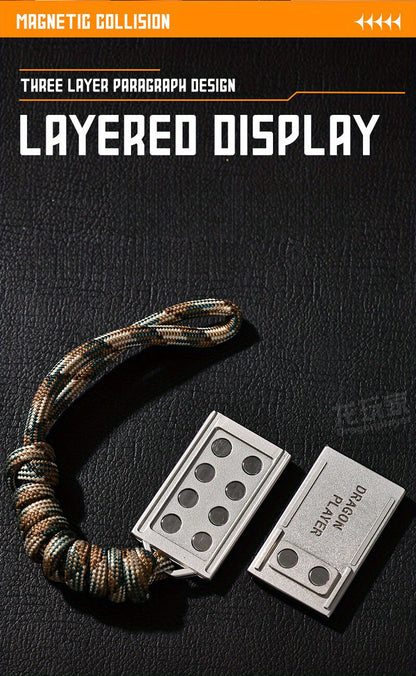 StresVrij Silicone Pop It Fidget With Lanyard Edition