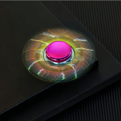 KidzSpin Iridescent Metal Spider Spinner Limited