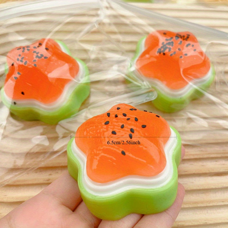 NovaFun Stervormige Watermeloen Knijp Speelgoed - Zachte TPU Ontspanning
