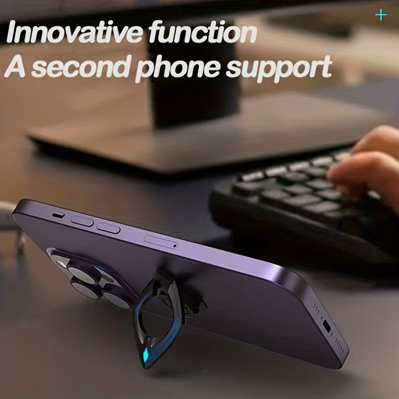 NovaTech Telefoonhouder Fidget Spinner - Drie-in-Een Voor Onderweg