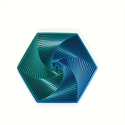 Fractal Fidget Hexagon Spiral Gear Fractal Collection Elite