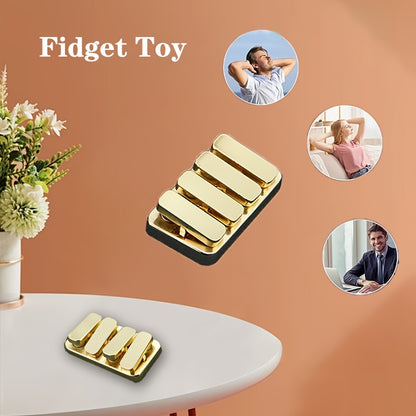 Golden Zinc Alloy Piano Seesaw Fidget Limited