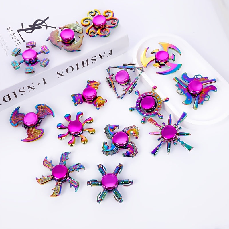 FFYUANFS Metal Gradient Fidget Spinner Elite