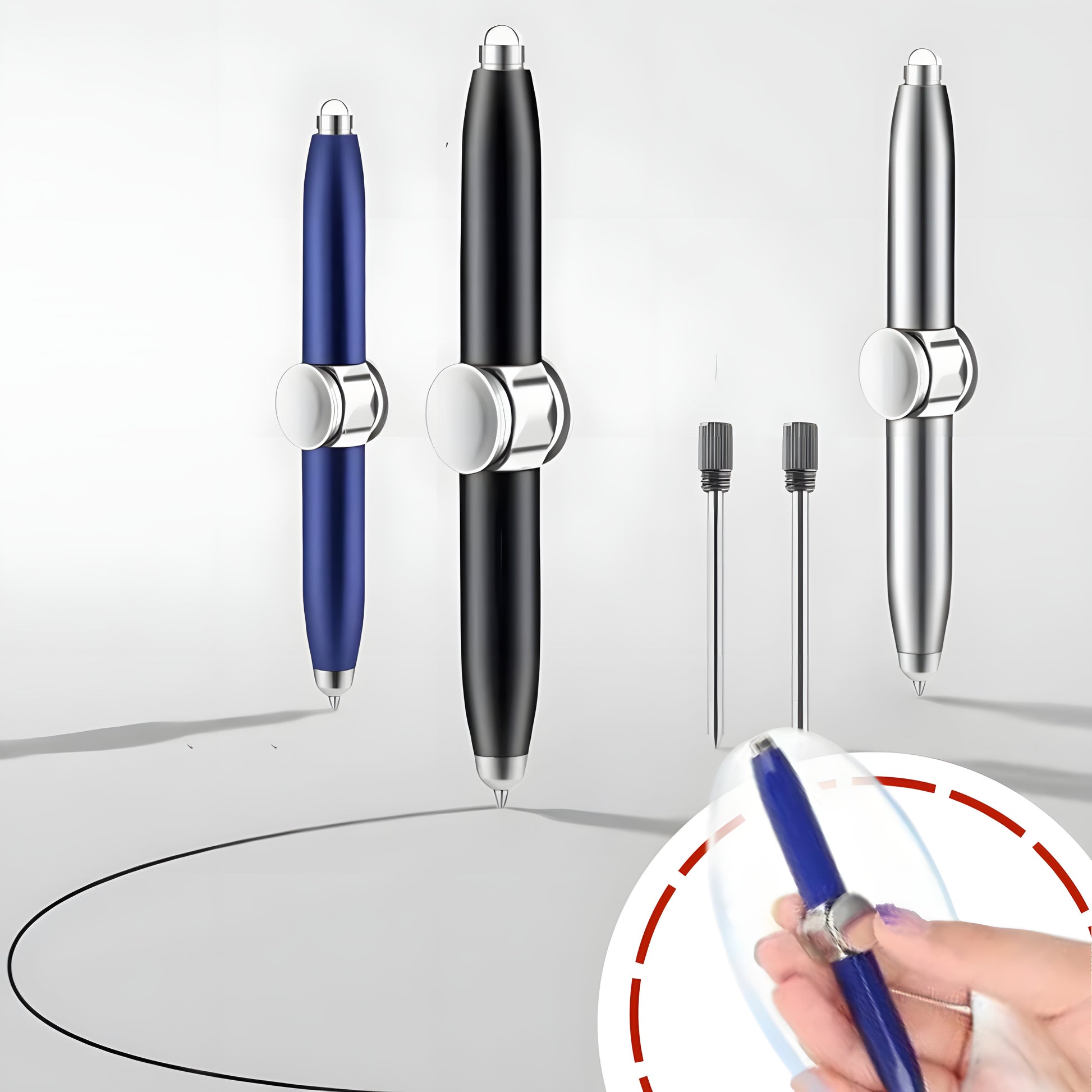 ZenGrip Copper LED Fidget Pen Spinner Edition