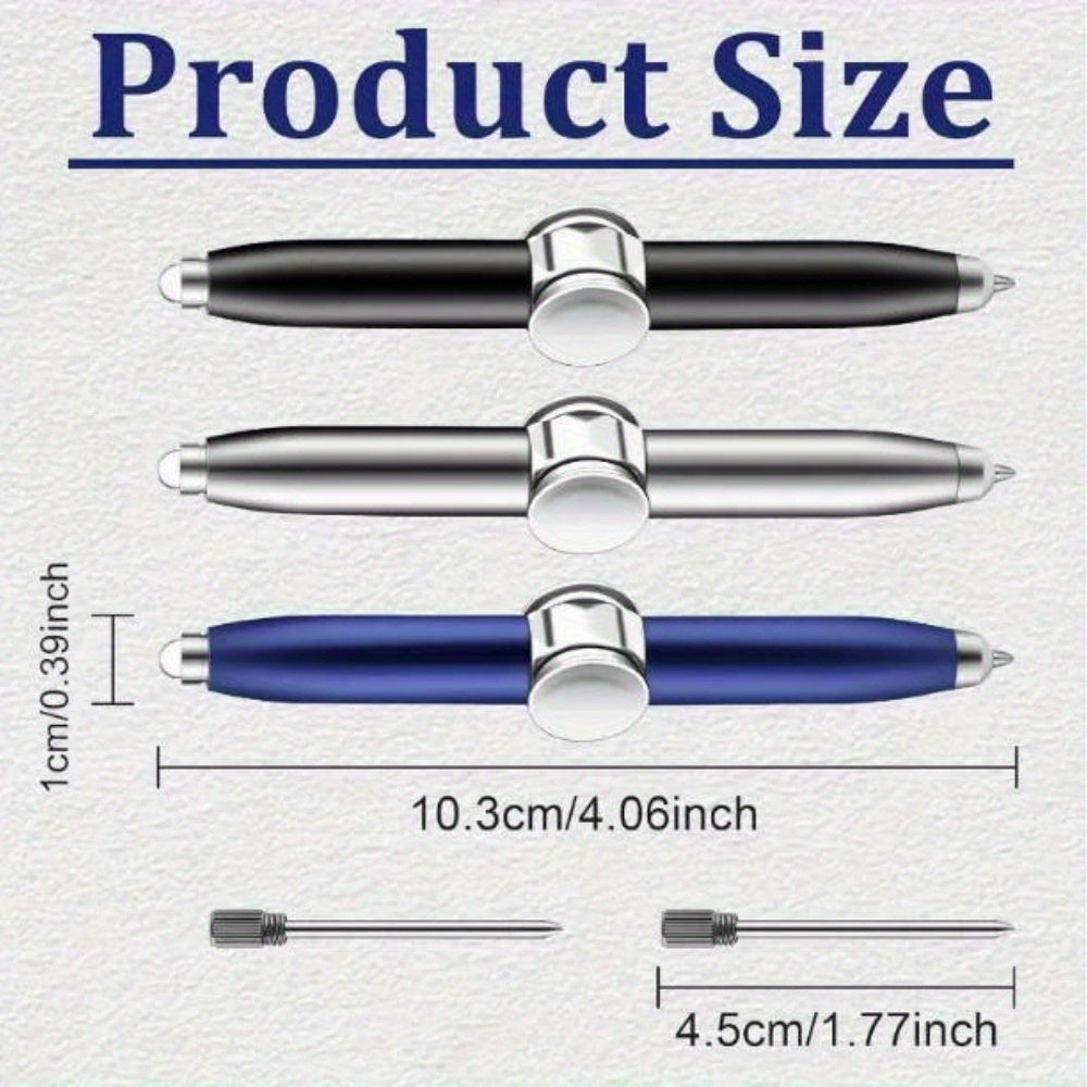 ZenGrip Copper LED Fidget Pen Spinner Edition