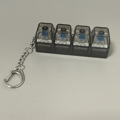 Gizze Four Key Keyboard Fidget Keychain Limited Edition