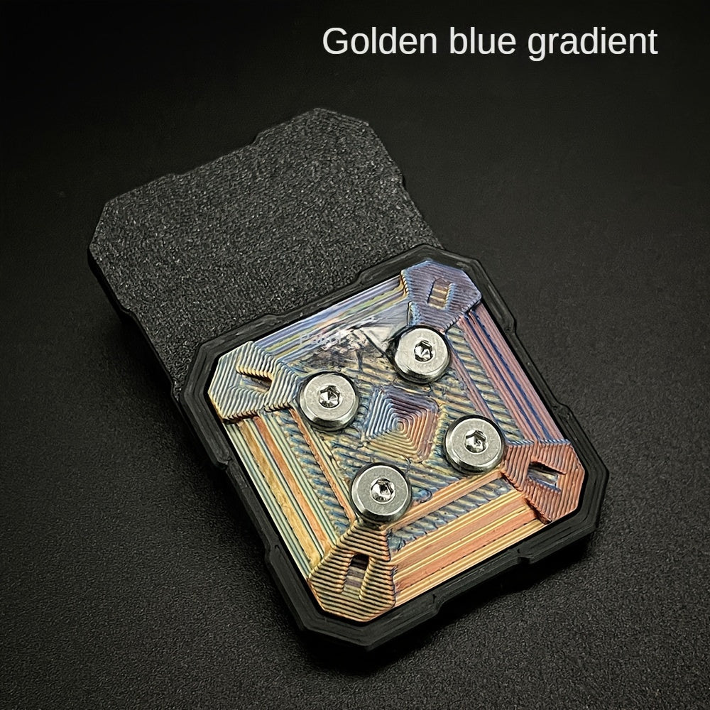 NovaCraft 3D Heart Fidget Slider Metal Closure Exclusive