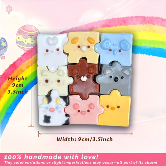 Squi Handgemaakte Siliconen Puzzel Squishy - Langzaam Terugveren Sensorisch