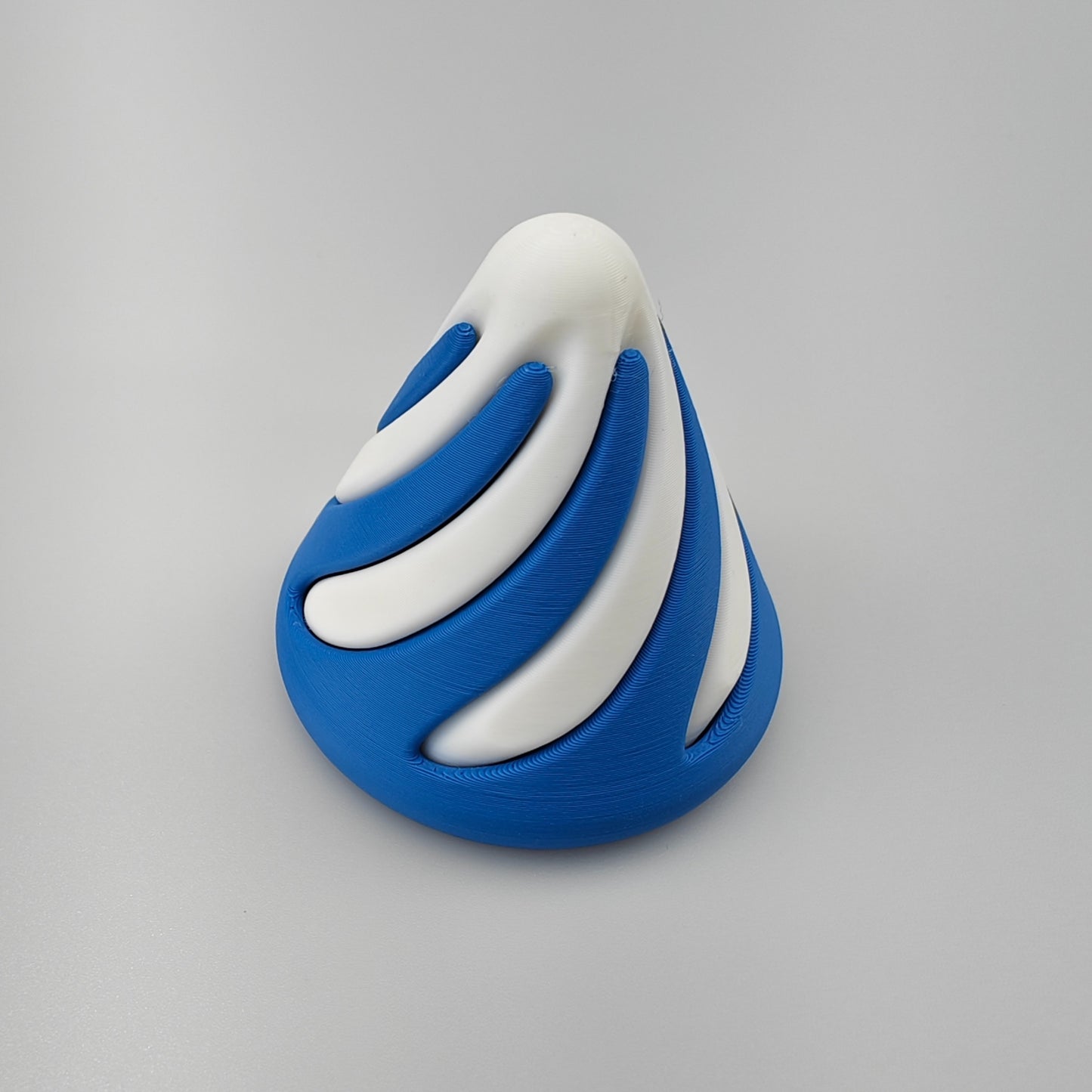 Impossible White Limited 3D Printed Spiral Fidget