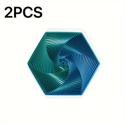 Fractal Fidget Hexagon Spiral Gear Fractal Collection Elite