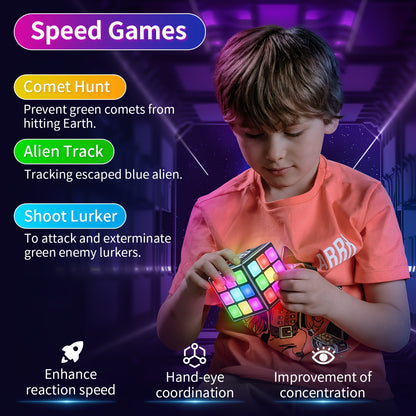 Yunbaoit Oplaadbare Handheld Game Cube - Breintraining Voor Kinderen