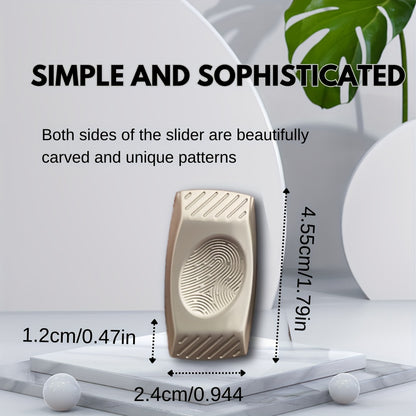 NovaSense Stainless Steel Fidget Slider Signature