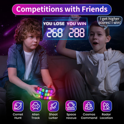 Yunbaoit Oplaadbare Handheld Game Cube - Breintraining Voor Kinderen