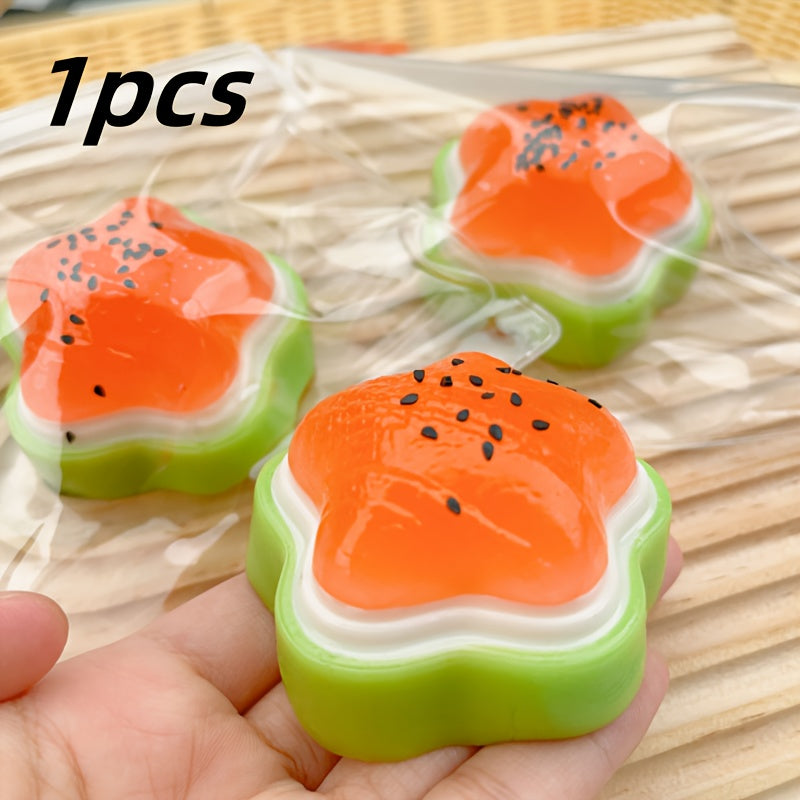 NovaFun Stervormige Watermeloen Knijp Speelgoed - Zachte TPU Ontspanning