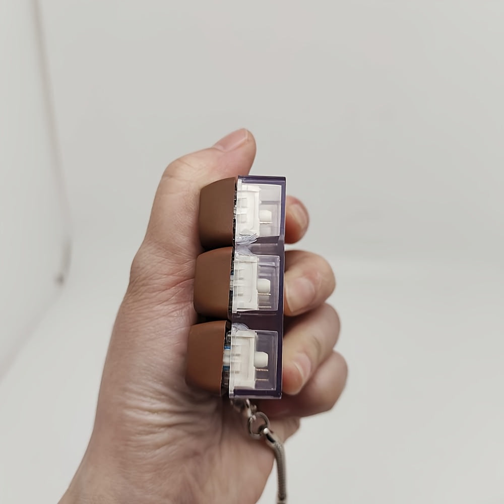 EG Keycap Pop Fidget Sleutelhanger - Draagbaar Push Bubble Voor Focus