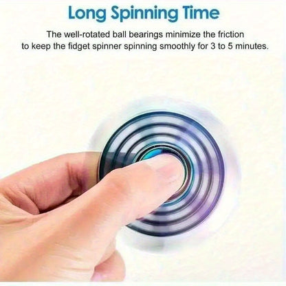 Aurora Toys Crescent Iridescent Metal Spinner Limited