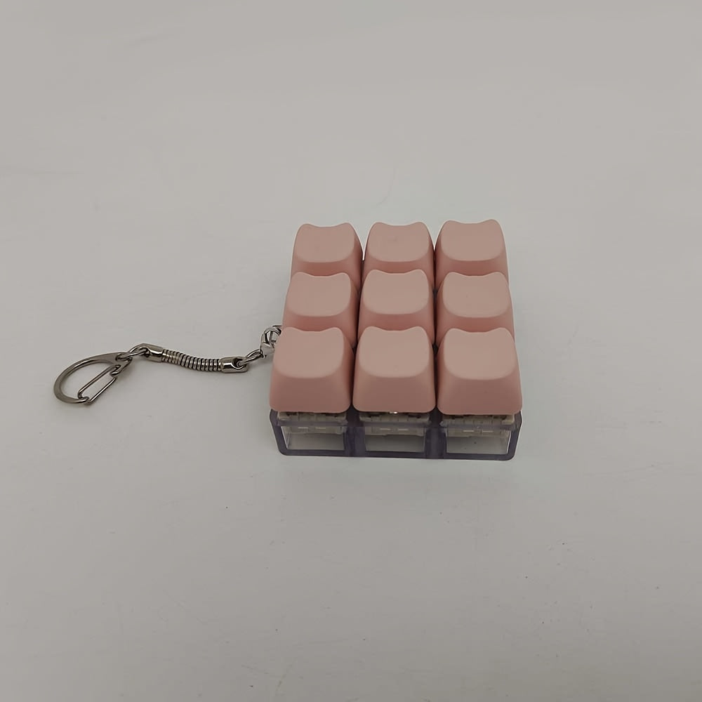 EG Keycap Pop Fidget Sleutelhanger - Draagbaar Push Bubble Voor Focus
