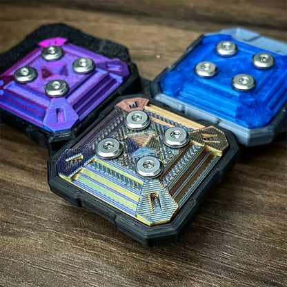 NovaCraft 3D Heart Fidget Slider Metal Closure Exclusive