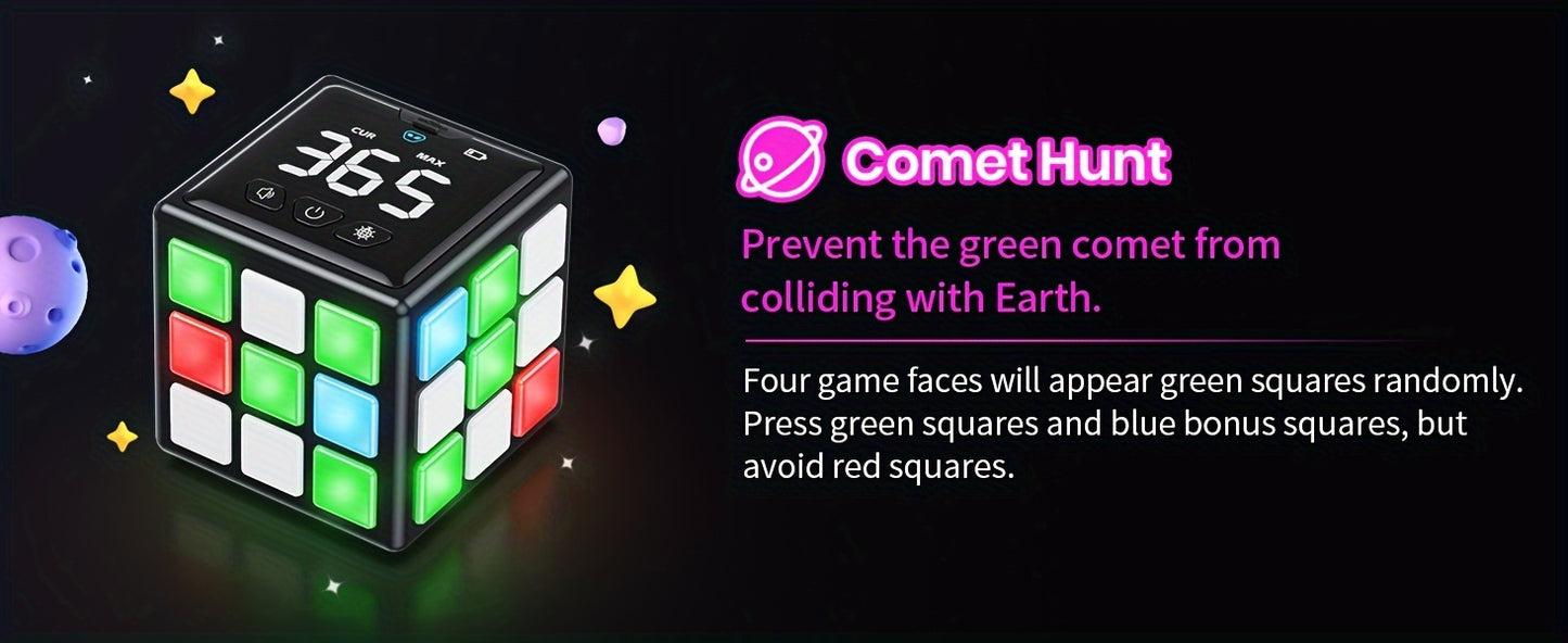 Yunbaoit Oplaadbare Handheld Game Cube - Breintraining Voor Kinderen