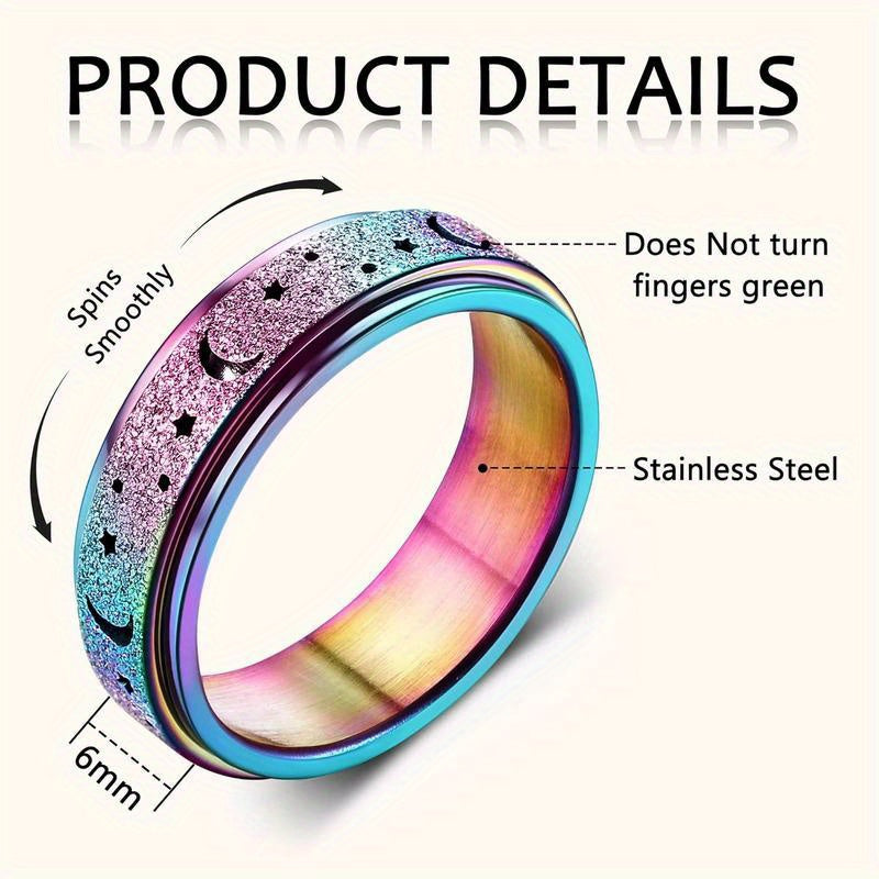 Florideco Stainless Steel Spinner Ring Elite