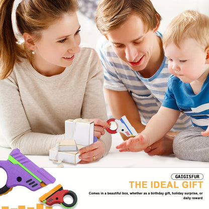 MindEase Fidget Slider 3D Geprint - Vier Modi Voor Stressverlichting Voor Autisme