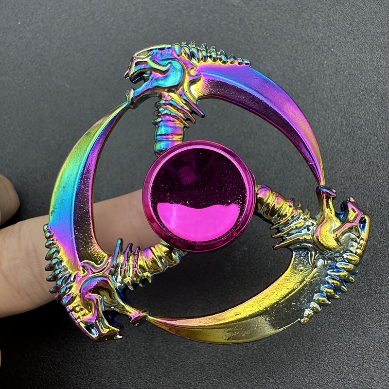 Aurora Toys Crescent Iridescent Metal Spinner Limited