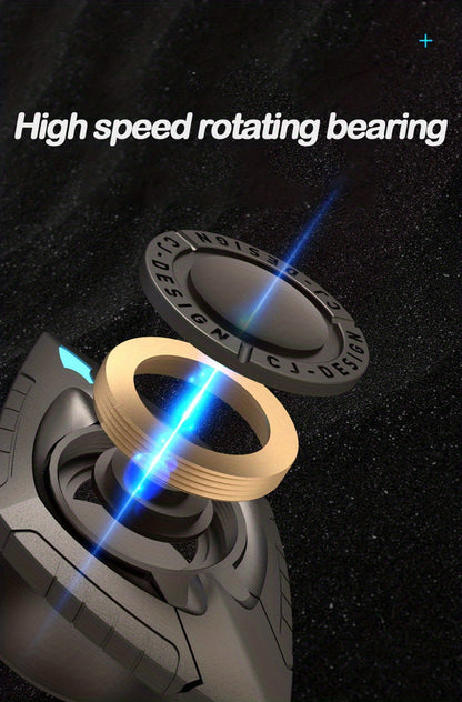 NovaTech Telefoonhouder Fidget Spinner - Drie-in-Een Voor Onderweg