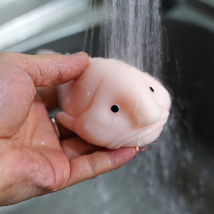 Blobfish Atelier Knijpvis Met TPR-Lichaam - Zachte Knijpvorm Voor Stressverlichting