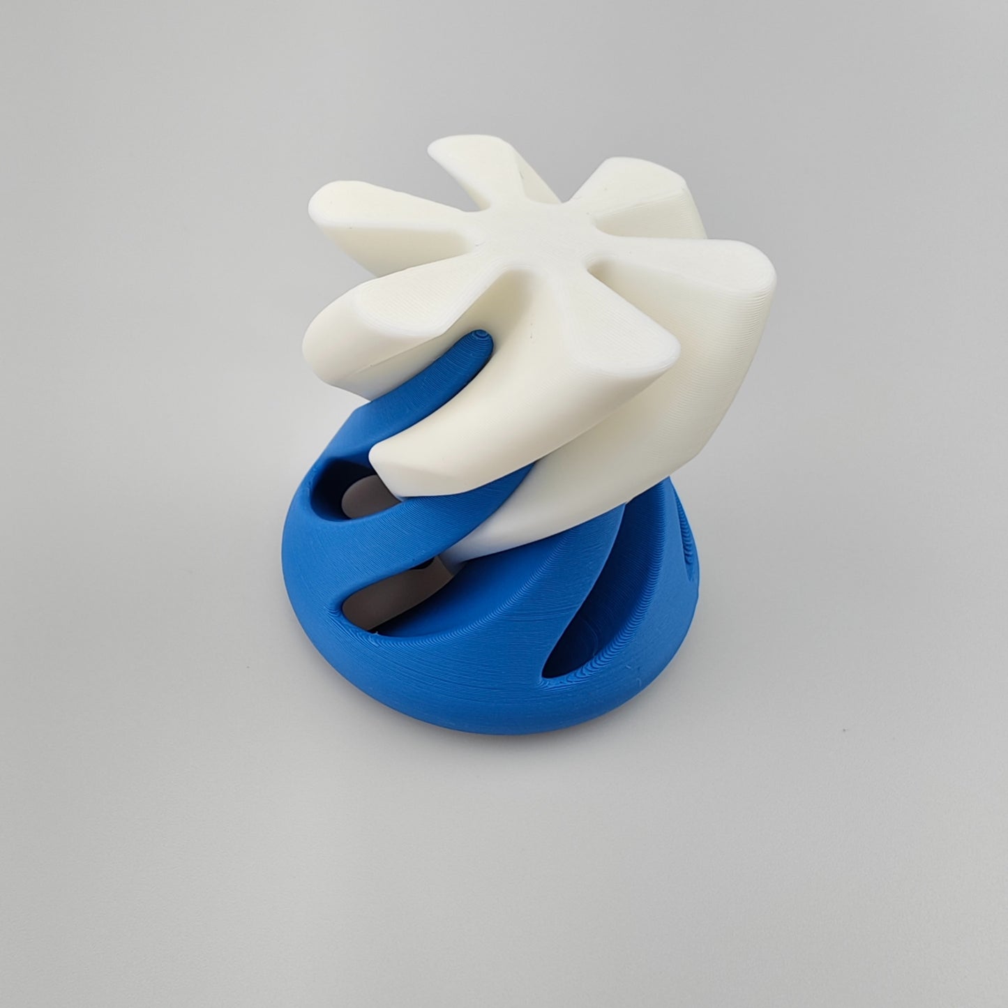 Impossible White Limited 3D Printed Spiral Fidget