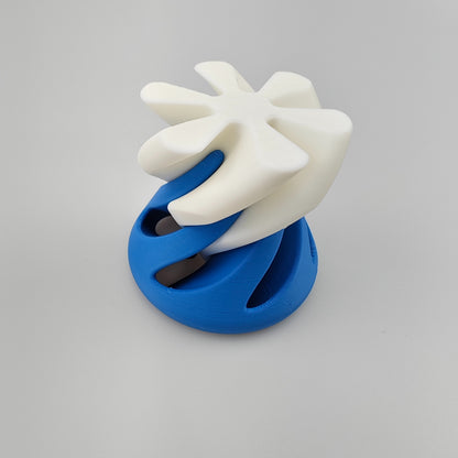 Impossible White Limited 3D Printed Spiral Fidget