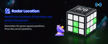 Yunbaoit Oplaadbare Handheld Game Cube - Breintraining Voor Kinderen