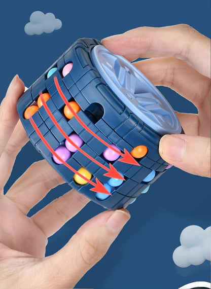 NovaPlay 3D Cilinder Puzzel Gyro Spinner - Stressverlichting